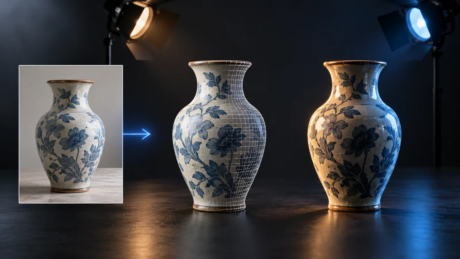 Luce: relightable 3D assets from one image